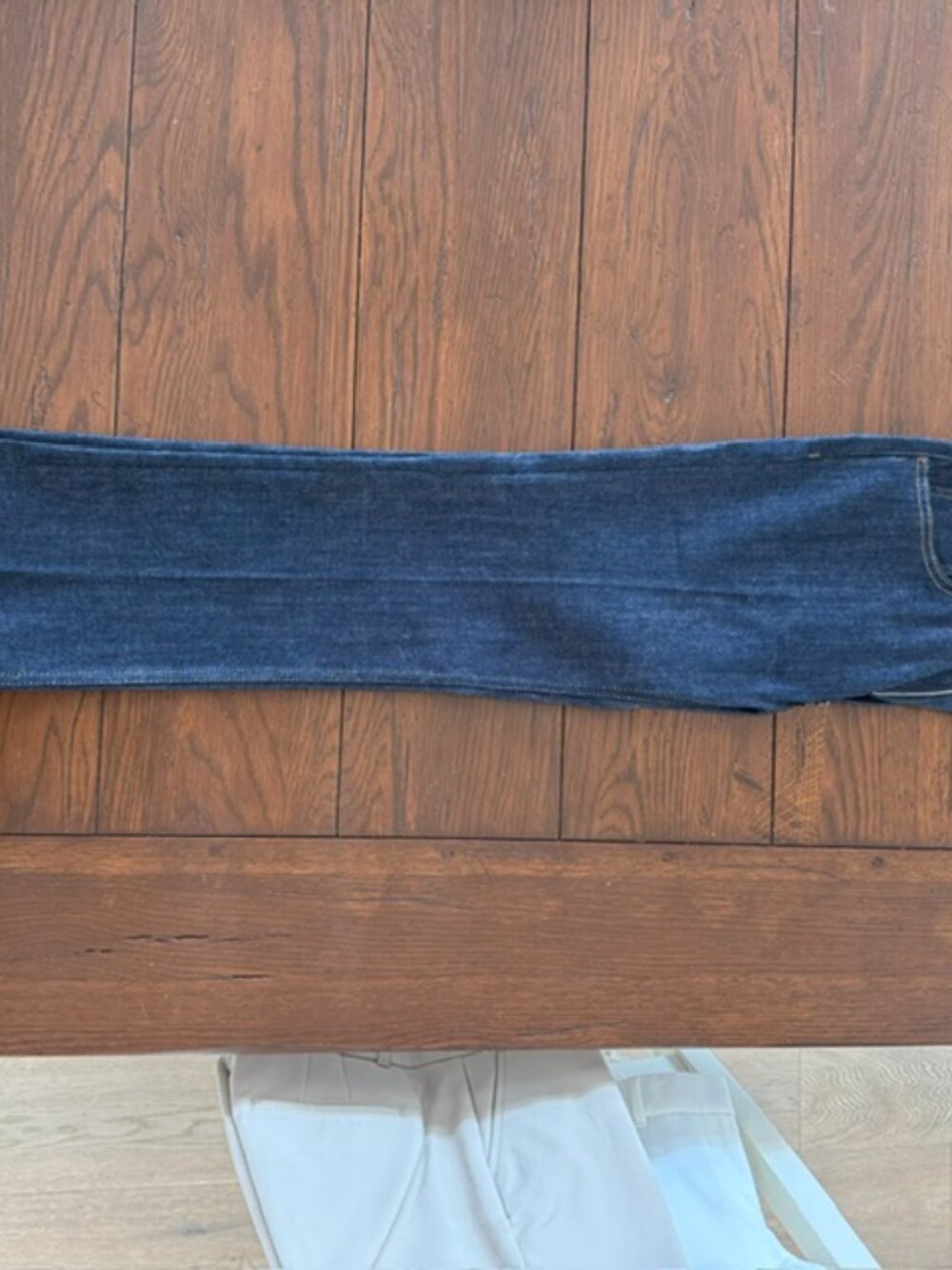 ZARA Ankle Length Jeans with slightly flared leg bottoms.  Size 4 US